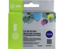 Картридж Cactus CS-EPT0794 Yellow Epson Stylus Photo 1400/P50,PX650/660/700W/710W/720W/800FW