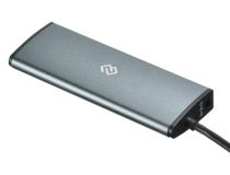 Разветвитель USB-C Digma HUB-4U3.0-UC-G 4порт. серый