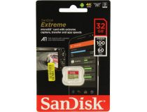 SanDisk Extreme SDSQXAF-032G-GN6MN microSDHC Memory Card 32GbUHS-I U3 V30