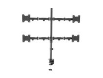 Wize WDM4-26 настольное крепление для 4-х мониторов (VESA75/100, 14-26 , 10кг)