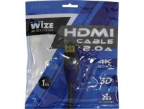 Wize WAVC-HDMI-1M Кабель HDMI to HDMI (19M -19M) 1м ver2.0a 135795 