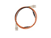 Hyperline FC-AWS1/D-50-SC/PR-SC/PR-H-2M-LSZH-OR Patch cord ВО, SC-SC, duplex, MM 50/125 2м
