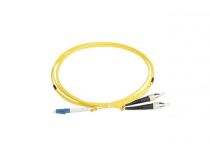 Hyperline FC-D2-9-FC/UR-LC/UR-H-2M-LSZH-YL Patch cord ВО, FC-LC, duplex, SM 9/125 2м