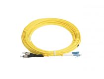 Hyperline FC-D2-9-FC/UR-LC/UR-H-10M-LSZH-YL Patch cord ВО, FC-LC, duplex, SM 9/125 10м