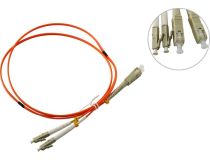 Hyperline FC-D2-50-LC/PR-SC/PR-H-1M-LSZH-OR Patch cord ВО, LC-SC, Duplex, MM 50/125 1м