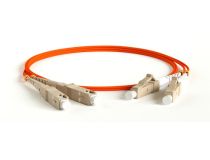 Hyperline FC-D2-62-LC/PR-SC/PR-H-10M-LSZH-OR Patch cord ВО, LC-SC, duplex, MM 62.5/125 10м