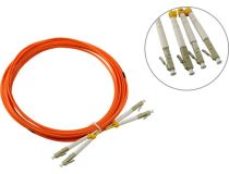 Hyperline FC-D2-50-LC/PR-LC/PR-H-5M-LSZH-OR Patch cord ВО, LC-LC, Duplex, MM 50/125 5м