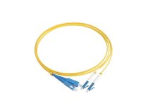 Hyperline FC-D2-9-LC/UR-SC/UR-H-1.5M-LSZH-YL Patch cord ВО, LC-SC, duplex, SM 9/125 1.5м
