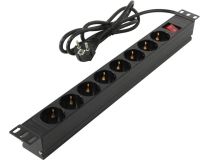 Wize WPDU1U-8 Блок розеток 19 , 1U, 8 евророзеток