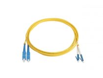 Hyperline FC-D2-9-LC/UR-SC/UR-H-3M-LSZH-YL Patch cord ВО, LC-SC, duplex, SM 9/125 3м