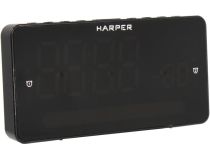HARPER HCLK-5030 Black Радиобудильник (FM/AM, 1.8 LED, 2xAAA/230V)