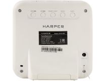 HARPER HCLK-2060 White Gray Радиобудильник (FM/AM, 1.2 LED, 2xAAA/230V)