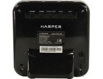 HARPER HCLK-2060 Black Радиобудильник (FM/AM, 1.2 LED, 2xAAA/230V)