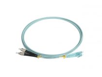 Hyperline FC-D2-503-FC/PR-LC/PR-H-3M-LSZH-AQ Patch cord ВО, FC-LC, duplex, MM 50/125 3м