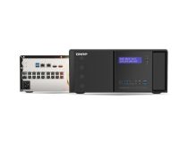 QNAP QGD-3014-16PT-8G 2 x 1 Gb SFP and 14 port PoE Budget 140W Multy-Gigabit switch with 4 bay network RAID storage, 16