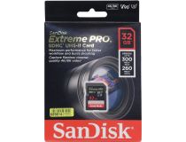 SanDisk Extreme Pro SDSDXDK-032G-GN4IN SDHC Memory Card 32Gb UHS-II U3 Class10 V90