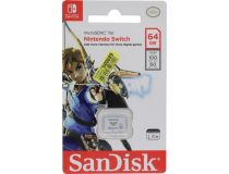 SanDisk Nintendo Switch SDSQXAT-064G-GN3ZN microSDXC Memory Card 64Gb UHS-I U3