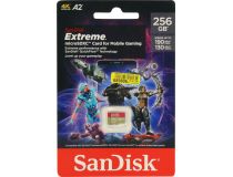 SanDisk Extreme SDSQXAV-256G-GN6GN microSDXC Memory Card 256Gb UHS-I U3 V30 A2