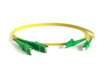 Hyperline FC-D2-9-LC/AR-SC/AR-H-1M-LSZH-YL Patch cord ВО, LC-SC, duplex, SM 9/125 1м