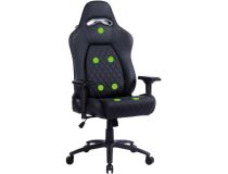 Кресло игровое Cactus CS-CHR-130-M черный с подголов.