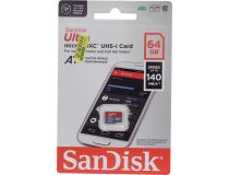 SanDisk Ultra SDSQUAB-064G-GN6MN microSDXC Memory Card 64Gb UHS-I U1 Class10 A1