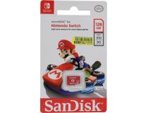 SanDisk Nintendo Switch SDSQXAO-128G-GN3ZN microSDXC Memory Card 128Gb UHS-I U3