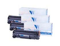 Картридж NVP NV-728-SET3 для Canon i-Sensys 4410, 4430, 4450, 4550, 4550d, 4570, 4570dn, 4580, 4580dn, (2100k) (3 шт)