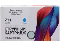 Картридж SAKURA SICZ134A 3-Pack (3x№711) Cyan для HP DesignJet T120/520