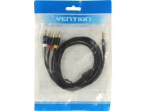 Vention VAB-R07-B150 Кабель Jack3.5-M -- 3RCA-M 1.5м