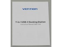 Vention TOJHB Кабель-адаптер USB-C - HDMI(F)+3xUSB3.0+PD+SD/microSD CR