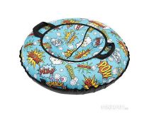 ESOS 998446 Санки надувные  Ватрушка Оксфорд Надписи (0.85м)