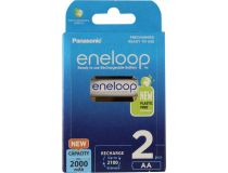 Аккумулятор Panasonic BK-3MCDE/2BE/2CP (1.2V, 2000mAh) NiMH, Size AA  уп. 2 шт 