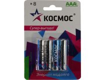 Космос КОСLR03BL8 , Size AAA , 1.5V, щелочной (alkaline)  уп. 8 шт 