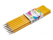 Карандаш ч/г Silwerhof Basic 120637-00 2мм HB шестигран. дерево карт.пер.