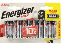 Energizer MAX (LR6) Size AA , 1.5V, щелочной (alkaline) уп. 16 шт 