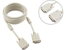 Кабель DVI-D dual link Cablexpert CC-DVI2-15, 25M/25M, 4.5м, экран, феррит.кольца, пакет
