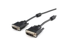 Кабель DVI-D single link Cablexpert CC-DVIL-BK-6, 19M/19M, 1.8м, CCS, черный, экран, феррит.кольца, пакет