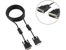 Cablexpert CC-DVI2-BK-15 Кабель монитор - SVGA card DVI-D Dual link (25M-25M) 4.5м 2 фильтра