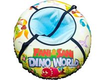 FANI SANI 84063 Санки-ватрушка Динозавры мульт PROFFI  (0.9м)