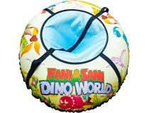 FANI SANI Санки-ватрушка ДИНОЗАВРЫ МУЛЬТ PROFFI диаметр 110 см Fani Sani/7 84065