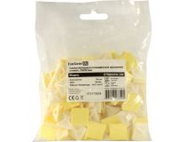 ExeGate STM2020W-100 Самокл. площадка для крепления стяжек, 20х20 мм, белая, уп-ка 100 шт EX293141RUS 