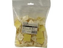 ExeGate STM3030W-100 Самокл. площадка для крепления стяжек, 30х30 мм, белая, уп-ка 100 шт EX293145RUS 