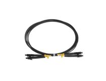 Hyperline FC-D2-9-LC/UR-LC/UR-H-2M-LSZH-BK Patch cord ВО, LC-LC, duplex, SM 9/125 2м