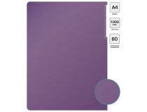 Папка с 60 прозр.вклад. Silwerhof Perlen 292961-73 A4 1мм карман сиреневый металлик
