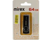 Mirex Swivel Black 13600-FMURUS64 USB2.0 Flash Drive 64Gb (RTL)