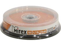 DVD+R Disc Mirex 4.7Gb 16x  уп. 10 шт  на шпинделе  202493 