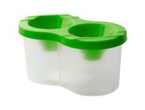 Стакан-непроливайка Silwerhof 670322 двойной пластик цв.ассорт.