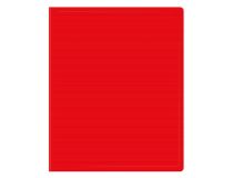 Папка на 2-х кольцах Бюрократ DeLuxe DL0740/2RED A4 пластик 0.7мм кор.32мм красный