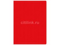 Папка с 20 прозр.вклад. Buro -ECB20RED A4 пластик 0.5мм красный