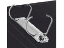 Папка на 2-х D-кольцах Бюрократ -0840/2D A4 пластик 0.8мм кор.40мм внутр. с вставкой ассорти